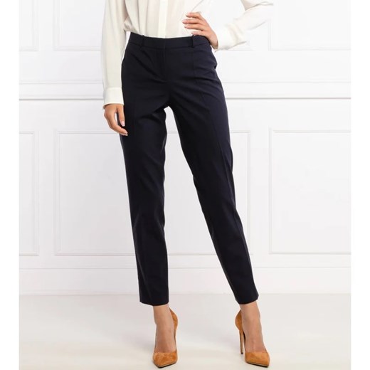 BOSS Wełniane spodnie Tiluna | Regular Fit 34 wyprzedaż Gomez Fashion Store