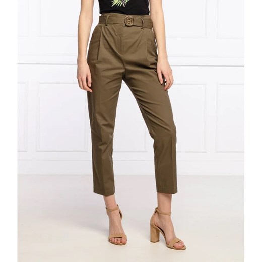 Liu Jo Spodnie z paskiem | Straight fit ze sklepu Gomez Fashion Store w kategorii Spodnie damskie - zdjęcie 164319635