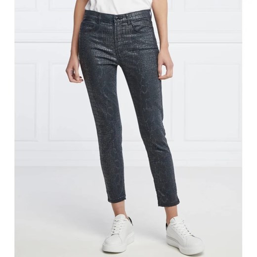 HUGO Spodnie Charlie | Cropped Fit | mid rise ze sklepu Gomez Fashion Store w kategorii Spodnie damskie - zdjęcie 164321188