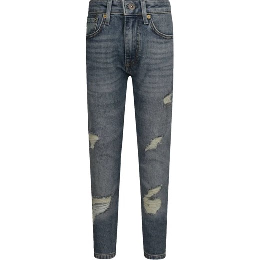 Jeansy męskie Superdry z bawełny 