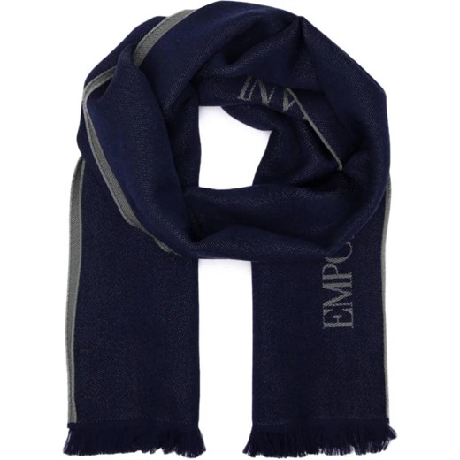 Emporio Armani Wełniany szal Emporio Armani OS okazyjna cena Gomez Fashion Store