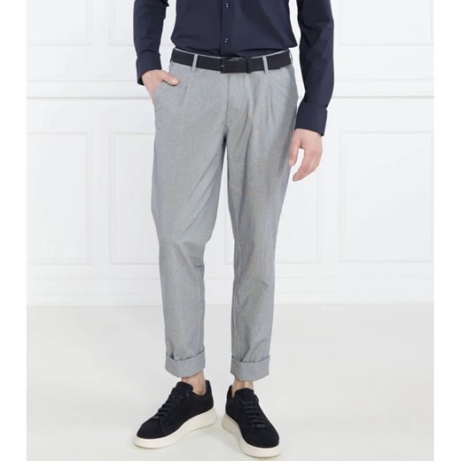 BOSS BLACK Spodnie Kaito1-PL | z dodatkiem lnu ze sklepu Gomez Fashion Store w kategorii Spodnie męskie - zdjęcie 164322479