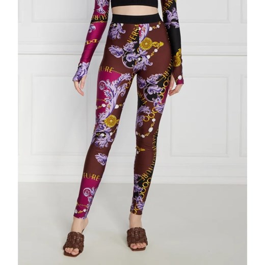 Versace Jeans Couture Legginsy | Slim Fit ze sklepu Gomez Fashion Store w kategorii Spodnie damskie - zdjęcie 164322736
