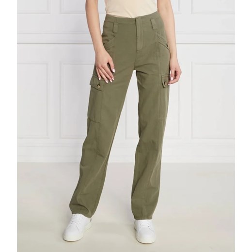 Ba&sh Spodnie cargo | Regular Fit | z dodatkiem lnu ze sklepu Gomez Fashion Store w kategorii Spodnie damskie - zdjęcie 164322996