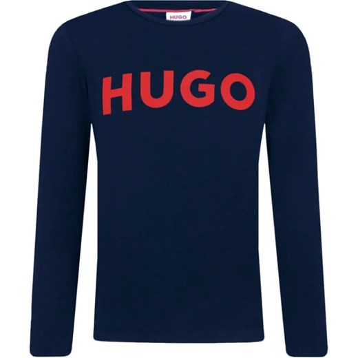 T-shirt chłopięce Hugo Kids z długimi rękawami 
