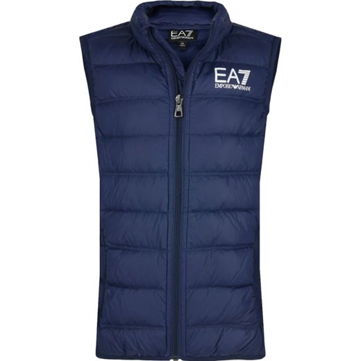 EA7 Puchowy bezrękawnik | Regular Fit 140 okazyjna cena Gomez Fashion Store