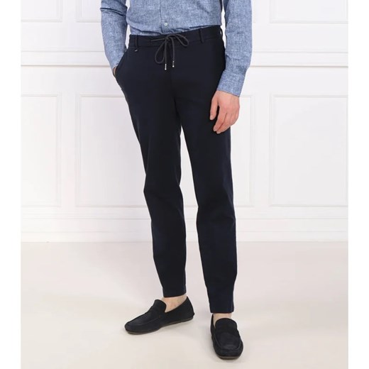BOSS BLACK Lniane spodnie Kane-DS | Regular Fit ze sklepu Gomez Fashion Store w kategorii Spodnie męskie - zdjęcie 164325006