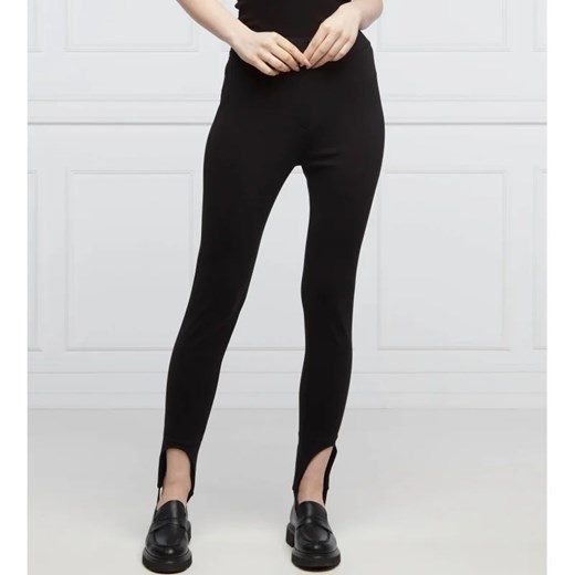 HUGO Spodnie Hereda | Slim Fit ze sklepu Gomez Fashion Store w kategorii Spodnie damskie - zdjęcie 164325537