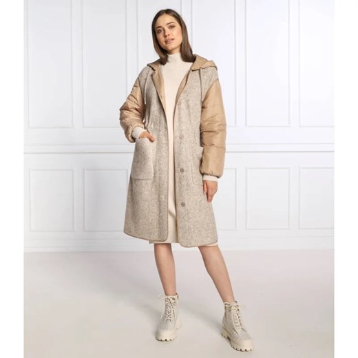 Peserico Wełniany płaszcz ze sklepu Gomez Fashion Store w kategorii Płaszcze damskie - zdjęcie 164326227