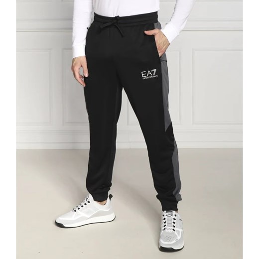 EA7 Spodnie dresowe | Regular Fit L Gomez Fashion Store promocja