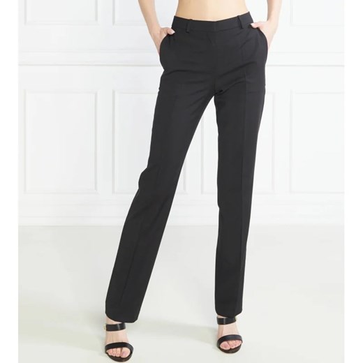 BOSS Wełniane spodnie Tameah | Slim Fit 38 Gomez Fashion Store