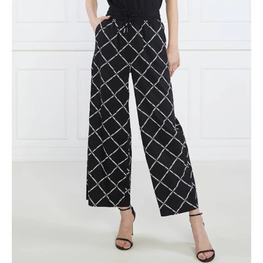 Karl Lagerfeld Lniane spodnie | Oversize fit Karl Lagerfeld 36 okazja Gomez Fashion Store