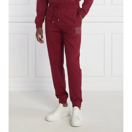 Hugo Bodywear Spodnie dresowe stacked | Regular Fit ze sklepu Gomez Fashion Store w kategorii Spodnie męskie - zdjęcie 164327495