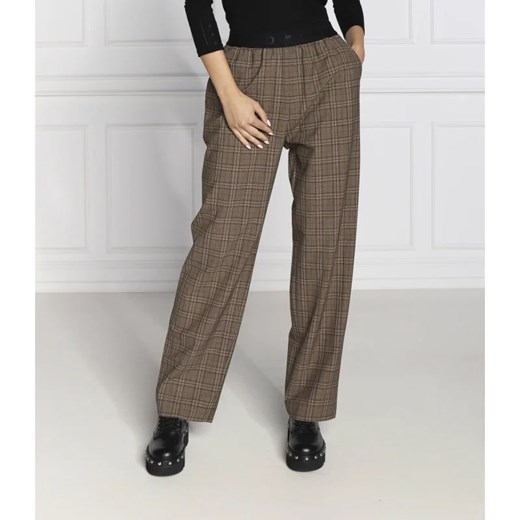 Pinko Spodnie PADMA | Regular Fit | z dodatkiem wełny ze sklepu Gomez Fashion Store w kategorii Spodnie damskie - zdjęcie 164328659