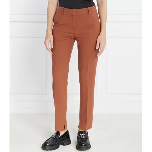 HUGO Spodnie Hetana | Regular Fit ze sklepu Gomez Fashion Store w kategorii Spodnie damskie - zdjęcie 164328716