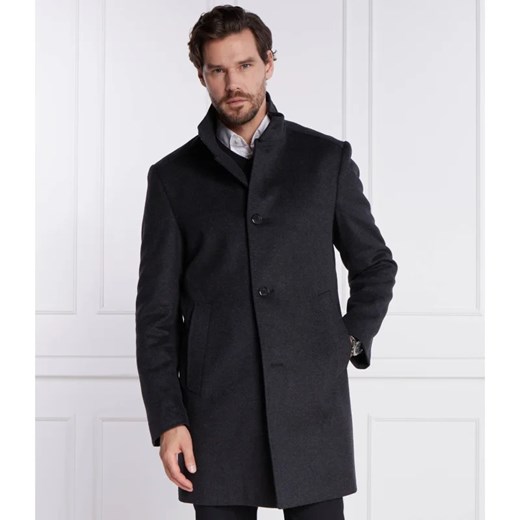 Joop! Wełniany płaszcz Maron | z dodatkiem kaszmiru ze sklepu Gomez Fashion Store w kategorii Płaszcze męskie - zdjęcie 164329017