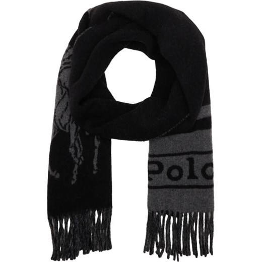 POLO RALPH LAUREN Wełniany szal Polo Ralph Lauren OS okazja Gomez Fashion Store