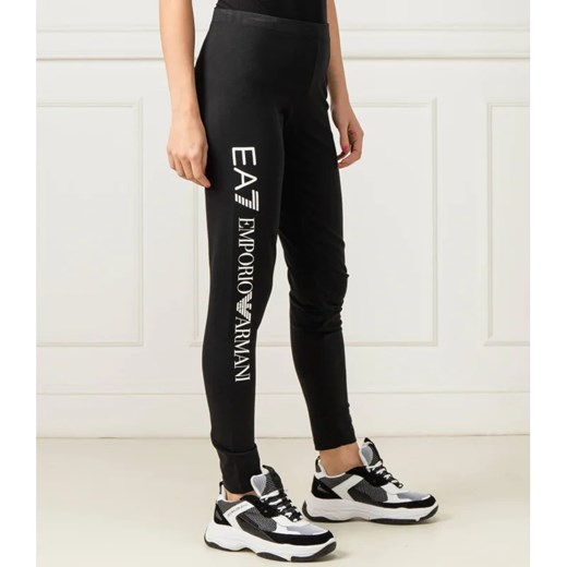 EA7 Legginsy | Slim Fit ze sklepu Gomez Fashion Store w kategorii Spodnie damskie - zdjęcie 164329278