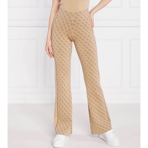 GUESS Spodnie dzianinowe LISE 4G LOGO SWTR ze sklepu Gomez Fashion Store w kategorii Spodnie damskie - zdjęcie 164329358