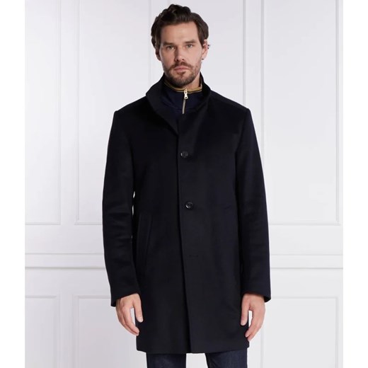 Joop! Wełniany płaszcz Maron | z dodatkiem kaszmiru ze sklepu Gomez Fashion Store w kategorii Płaszcze męskie - zdjęcie 164329359