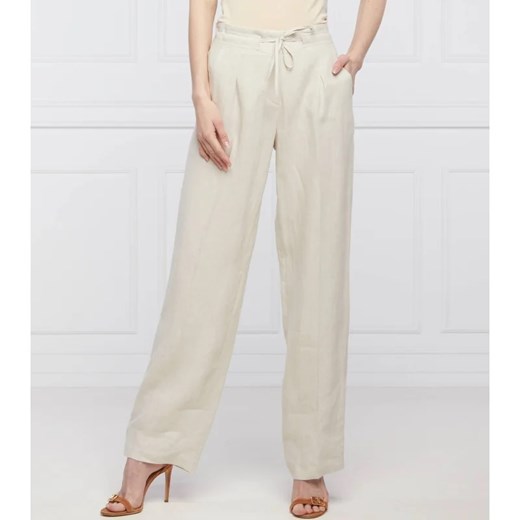 RIANI Lniane spodnie | Casual fit | high waist Riani 42 okazja Gomez Fashion Store