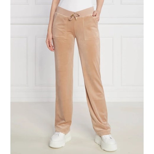 Juicy Couture Spodnie dresowe Del Ray Classic Velour Pant Pocket Design GOLD HW Juicy Couture L Gomez Fashion Store