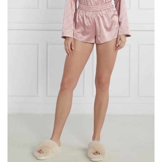 Juicy Couture Satynowe szorty ELLIE MONOGRAM | Regular Fit ze sklepu Gomez Fashion Store w kategorii Piżamy damskie - zdjęcie 164330775