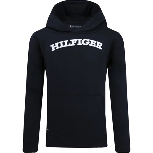 Bluza chłopięca Tommy Hilfiger czarna z napisami