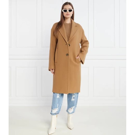 Pinko Wełniany płaszcz ze sklepu Gomez Fashion Store w kategorii Płaszcze damskie - zdjęcie 164331227