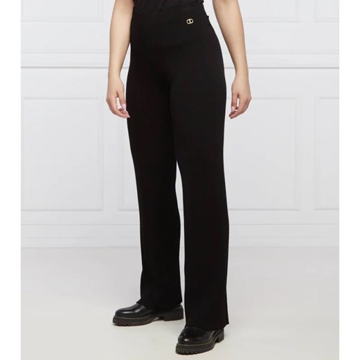 TWINSET Spodnie | Regular Fit | high waist ze sklepu Gomez Fashion Store w kategorii Spodnie damskie - zdjęcie 164331939