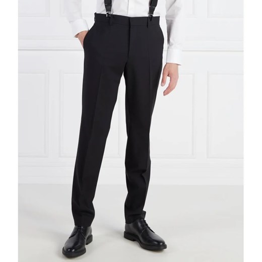 BOSS Wełniane spodnie H-Lenon-MM-224 | Regular Fit 58 Gomez Fashion Store
