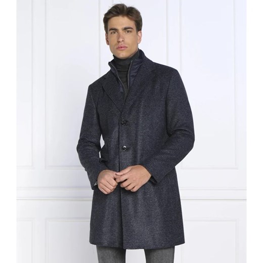 BOSS BLACK Płaszcz H-Hyde-J-Bib-Pad-224 | z dodatkiem wełny ze sklepu Gomez Fashion Store w kategorii Płaszcze męskie - zdjęcie 164332937