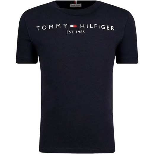 Czarny t-shirt chłopięce Tommy Hilfiger 