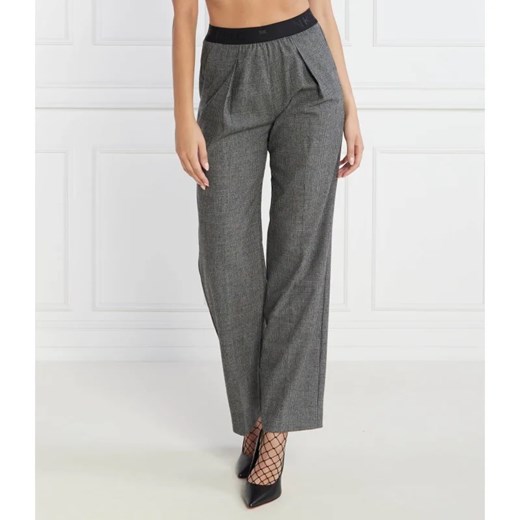 Pinko Spodnie | Loose fit | z dodatkiem wełny ze sklepu Gomez Fashion Store w kategorii Spodnie damskie - zdjęcie 164333088