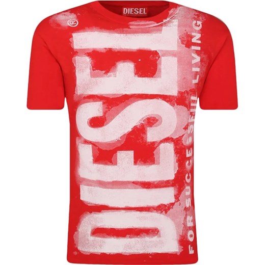 Diesel T-shirt | Regular Fit ze sklepu Gomez Fashion Store w kategorii T-shirty chłopięce - zdjęcie 164333306