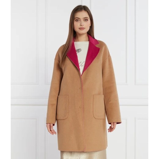 Liu Jo Dwustronny płaszcz | z dodatkiem wełny ze sklepu Gomez Fashion Store w kategorii Płaszcze damskie - zdjęcie 164334116