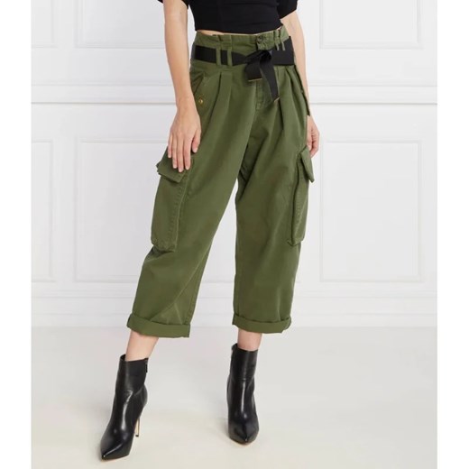 Pinko Spodnie cargo RONFARE | Cropped Fit ze sklepu Gomez Fashion Store w kategorii Spodnie damskie - zdjęcie 164334166