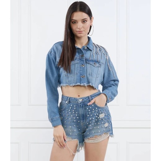 Gaëlle Paris Kurtka jeansowa | Cropped Fit ze sklepu Gomez Fashion Store w kategorii Kurtki damskie - zdjęcie 164334289