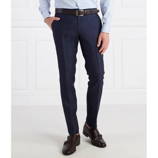 Joop! Lniana spodnie Hank | Slim Fit ze sklepu Gomez Fashion Store w kategorii Spodnie męskie - zdjęcie 164335567