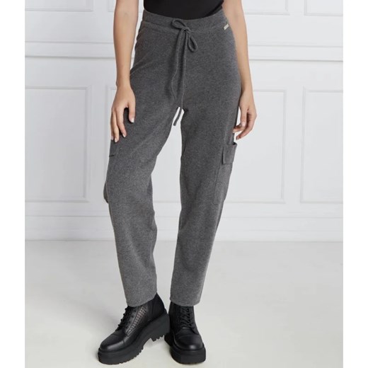 Twinset U&B Spodnie | Straight fit | z dodatkiem wełny ze sklepu Gomez Fashion Store w kategorii Spodnie damskie - zdjęcie 164336707