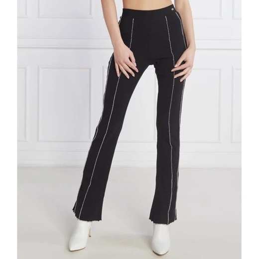 Tommy Jeans Spodnie SEAM DETAIL | flare fit Tommy Jeans L wyprzedaż Gomez Fashion Store