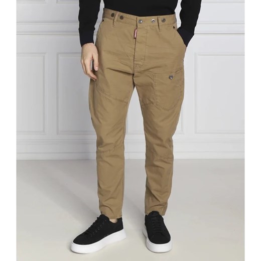 Dsquared2 Spodnie cargo Work Combat | Regular Fit ze sklepu Gomez Fashion Store w kategorii Spodnie męskie - zdjęcie 164336968