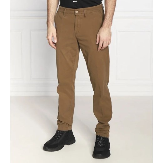 BOSS ORANGE Spodnie chino Schino Taber | Tapered fit ze sklepu Gomez Fashion Store w kategorii Spodnie męskie - zdjęcie 164337915
