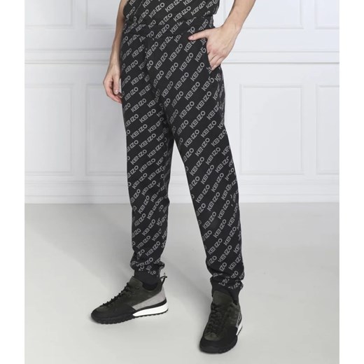 Kenzo Spodnie dresowe MONOGRAM | Regular Fit Kenzo S wyprzedaż Gomez Fashion Store