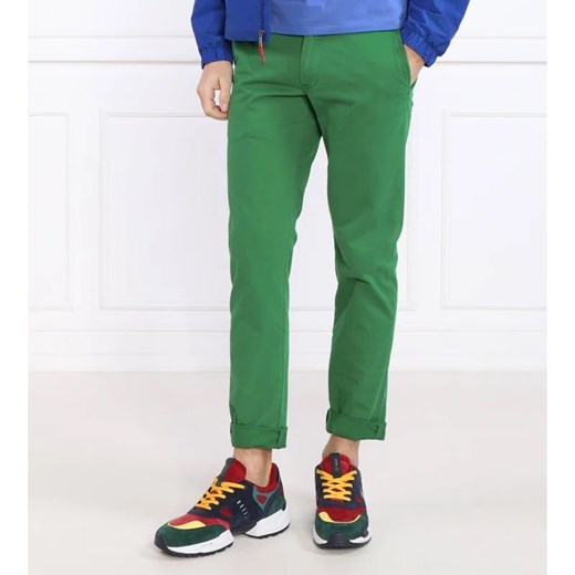 POLO RALPH LAUREN Spodnie chino | Slim Fit | stretch ze sklepu Gomez Fashion Store w kategorii Spodnie męskie - zdjęcie 164338379