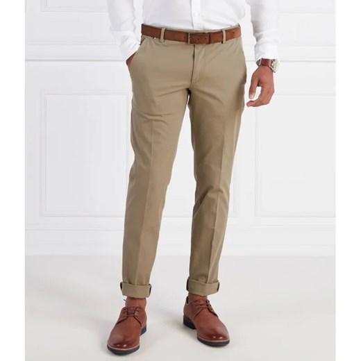 BOSS BLACK Spodnie Kaito1_T | Slim Fit ze sklepu Gomez Fashion Store w kategorii Spodnie męskie - zdjęcie 164338459