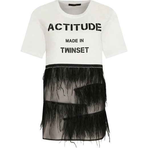Twinset Actitude T-shirt | Regular Fit S okazyjna cena Gomez Fashion Store