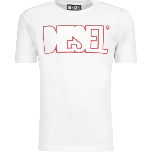 Diesel T-shirt TDIEGOSB8 | Regular Fit ze sklepu Gomez Fashion Store w kategorii Bluzki dziewczęce - zdjęcie 164339547