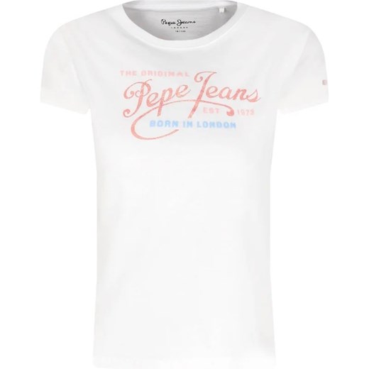 Pepe Jeans London T-shirt PONS | Regular Fit ze sklepu Gomez Fashion Store w kategorii Bluzki dziewczęce - zdjęcie 164340128