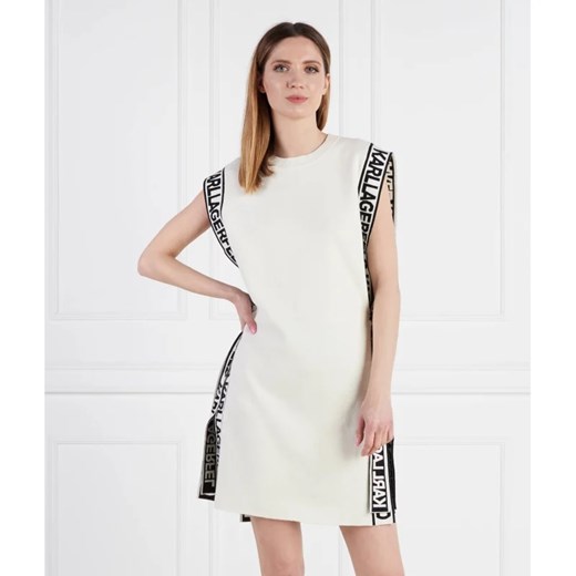 Karl Lagerfeld Sukienka | z dodatkiem wełny ze sklepu Gomez Fashion Store w kategorii Sukienki - zdjęcie 164340135